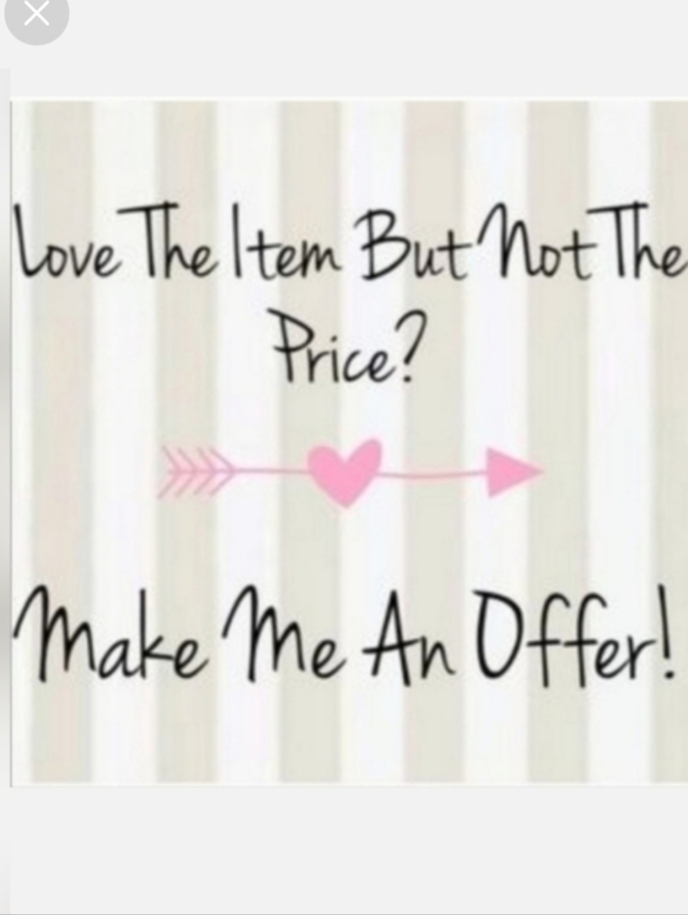 Offers Welcome!